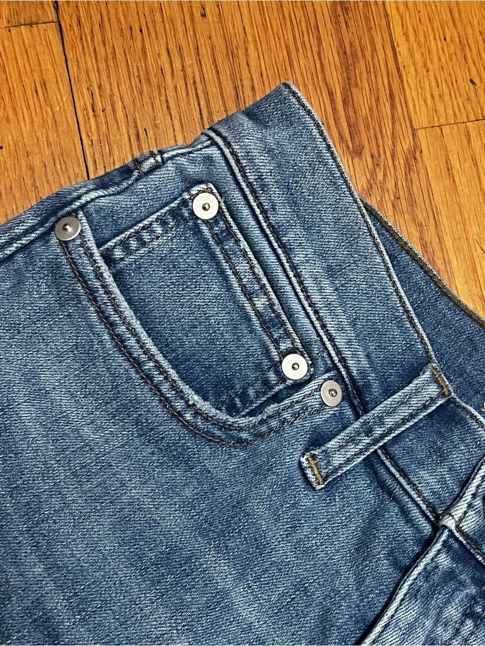 Madewell Cali Demi-Boot Straight-Leg Crop Jeans with Raw Hem Women’s 26P - Picture 5 of 14